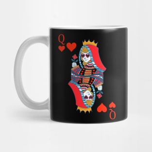 Queen of Hearts Poker Card Mug